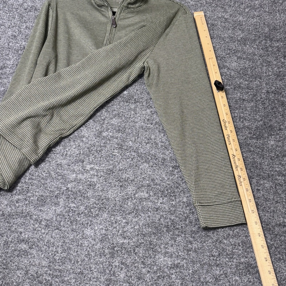 Vineyard Vines Bluffs Quarter Zip Pullover‎ Men's Small Green OTG Sweater - Picture 13 of 16